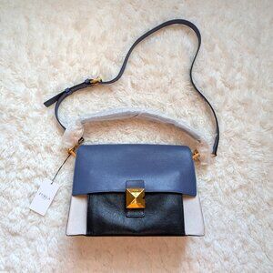 NWT Furla Diva M Tricolor Leather Shoulder Bag